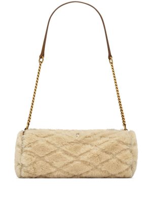 Saint Laurent Sade shearling shoulder bag