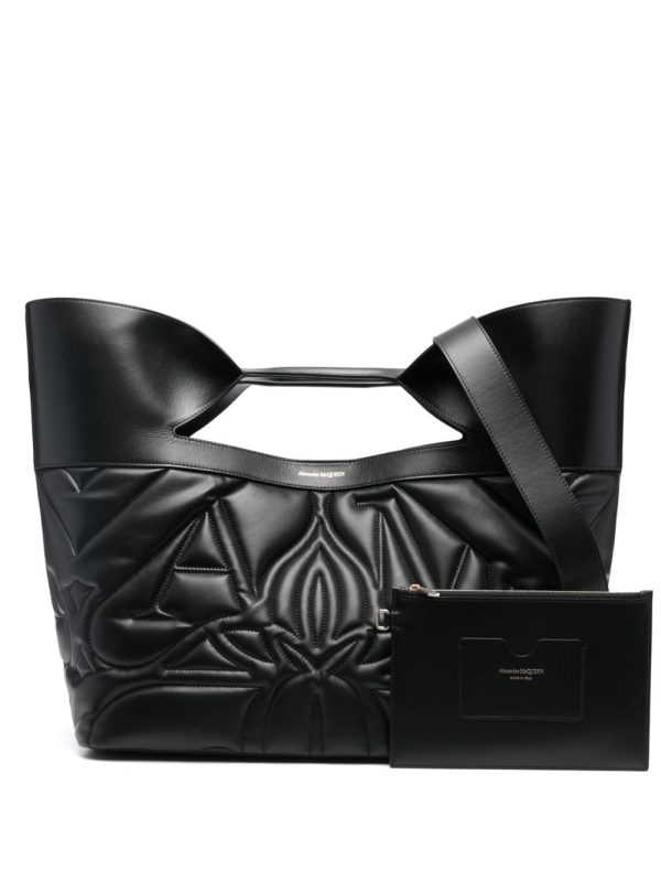 Alexander McQueen Seal logo tote bag