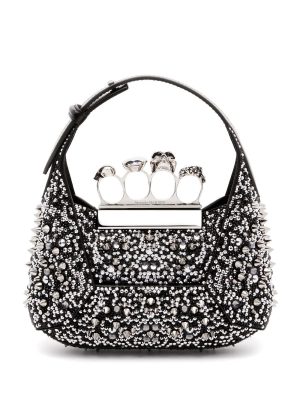Alexander McQueen mini Jewelled Hobo bag