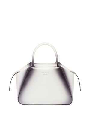Prada small brushed tote bag