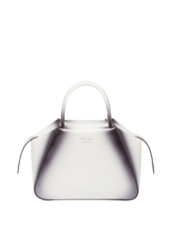 Prada small brushed tote bag