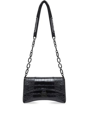 Balenciaga Hourglass crocodile crossbody bag