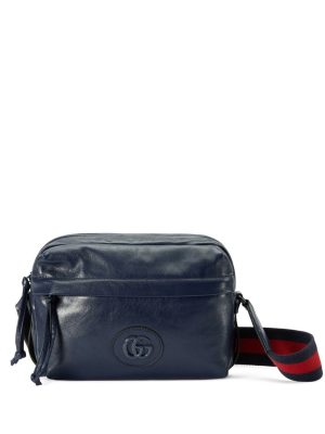 Gucci Double-G leather shoulder bag