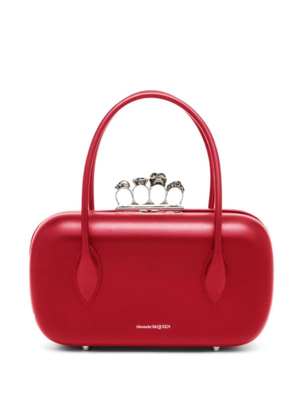 Alexander McQueen The Reverse leather clutch