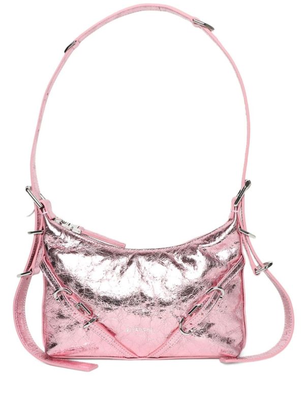 Givenchy mini Voyou metallic-finish bag