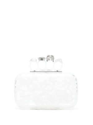 Alexander McQueen Skull Four-Ring clutch
