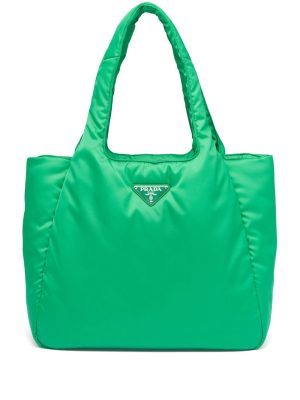 Prada large padded tote bag