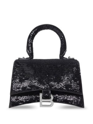 Balenciaga Hourglass XS sequin-detail tote bag
