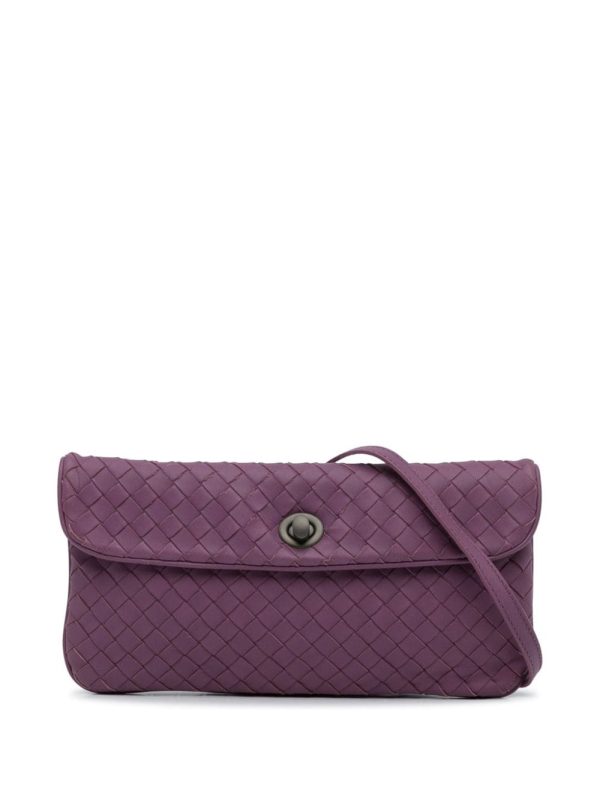 Bottega Veneta   2012-2022 Intrecciato leather crossbody bag