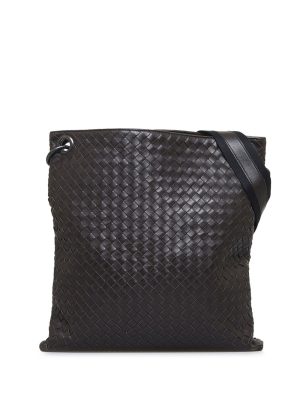 Bottega Veneta   Intrecciato leather crossbody bag
