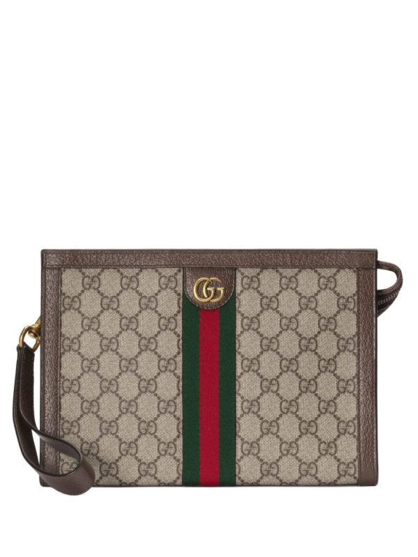 Gucci Ophidia GG-canvas clutch bag