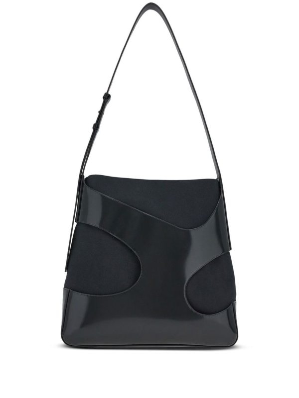 Ferragamo canvas shoulder bag