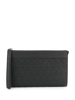 Ferragamo Gancini-embossed pouch