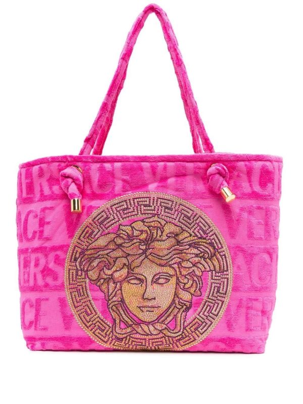 Versace Medusa-embellished tote bag