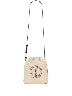 Saint Laurent Rive Gauche leather bucket bag
