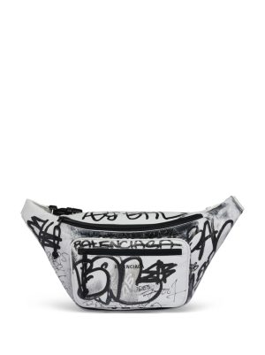 Balenciaga graffiti-print belt bag
