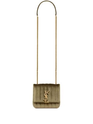 Saint Laurent small Vicky velvet crossbody bag