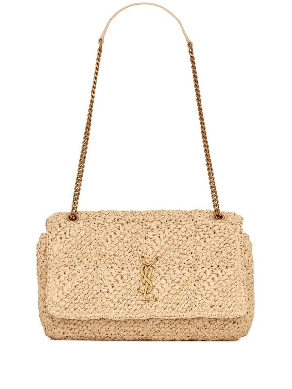 Saint Laurent woven chain strap bag