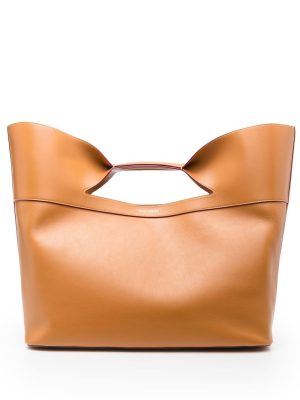 Alexander McQueen The Bow leather tote bag