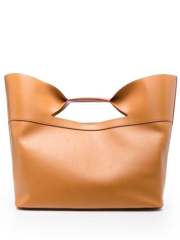Alexander McQueen The Bow leather tote bag