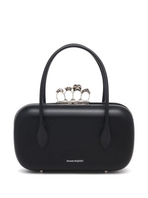 Alexander McQueen The Reverse leather clutch