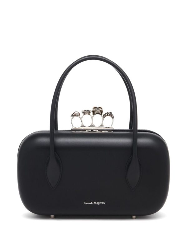 Alexander McQueen The Reverse leather clutch