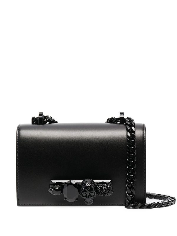 Alexander McQueen mini Jewelled Satchel crossbody bag