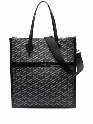 Versace Greca Signature tall tote bag