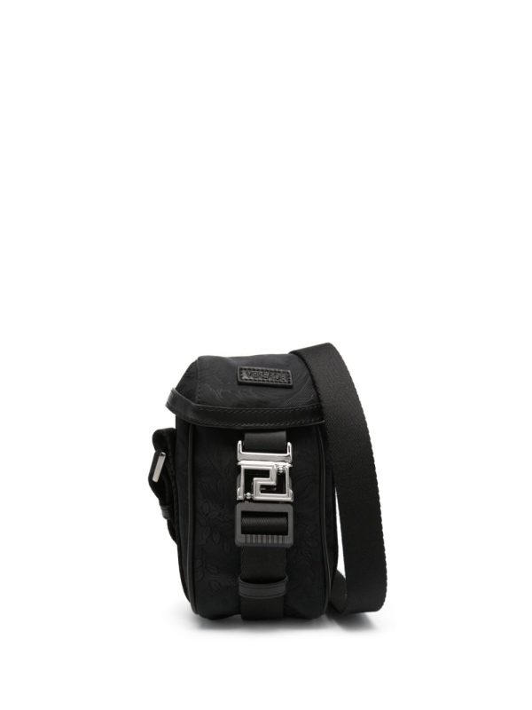 Versace Neo Nylon jacquard messenger bag
