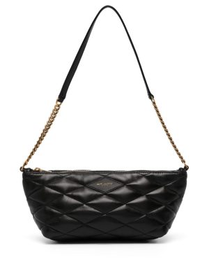 Saint Laurent diamond-quilted leather mini bag
