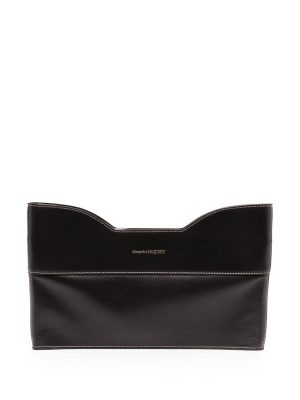 Alexander McQueen leather clutch bag