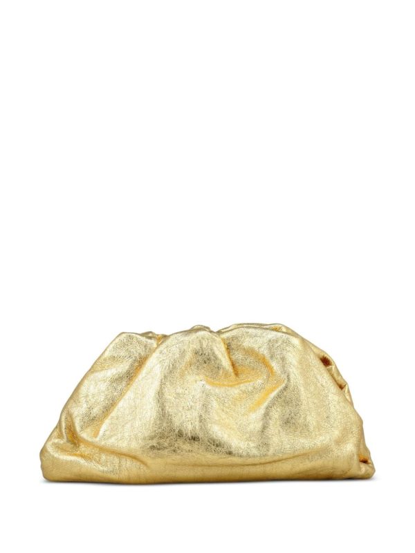 Bottega Veneta   gathered pouch clutch