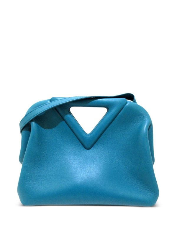 Bottega Veneta   Point leather crossbody bag