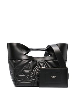 Alexander McQueen quilted leather tote bag