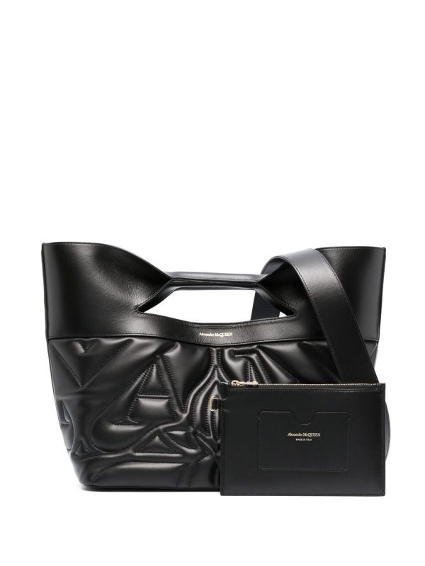 Alexander McQueen quilted leather tote bag
