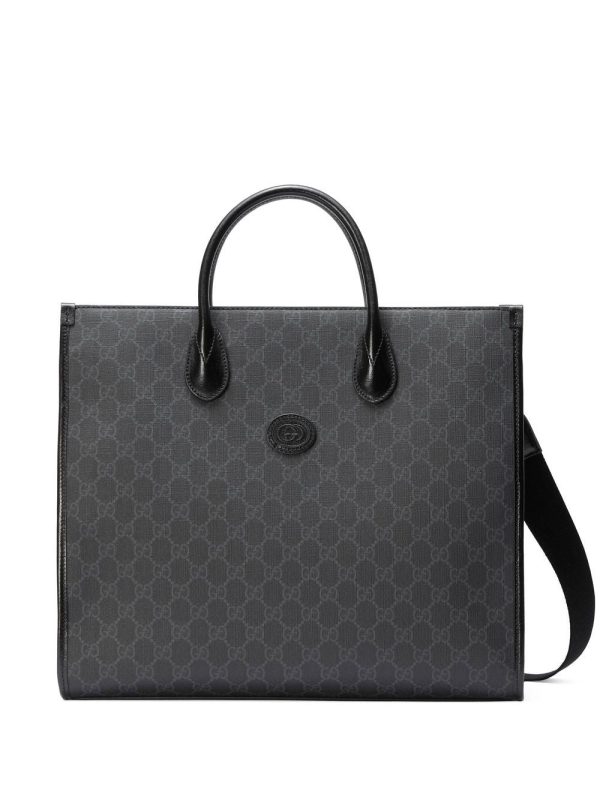 Gucci GG Supreme leather tote bag