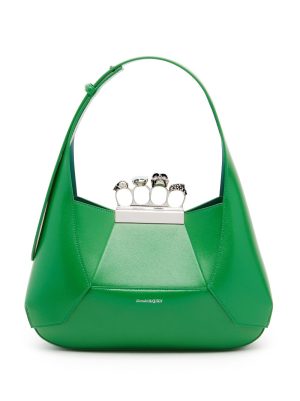 Alexander McQueen The Jewelled Hobo leather shoulder bag