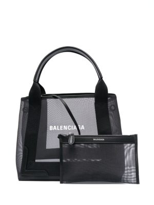 Balenciaga Cabas mesh tote bag