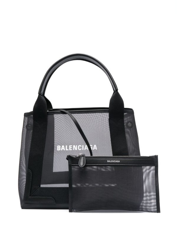 Balenciaga Cabas mesh tote bag