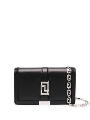 Versace Greca Goddess leather clutch bag