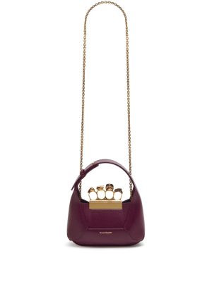 Alexander McQueen The Jewelled leather mini bag