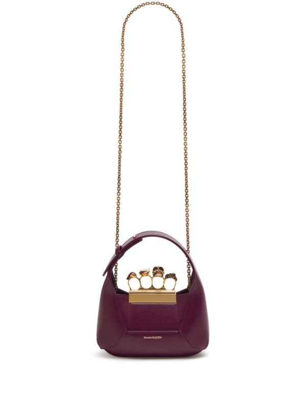 Alexander McQueen The Jewelled leather mini bag
