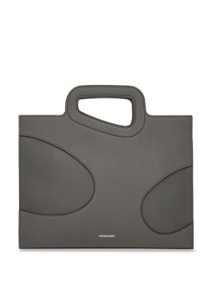 Ferragamo cut-out detail business bag