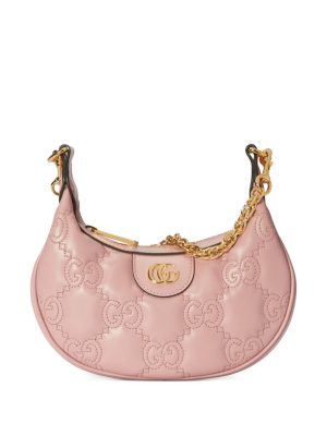 Gucci GG Matelassé half-moon shaped bag