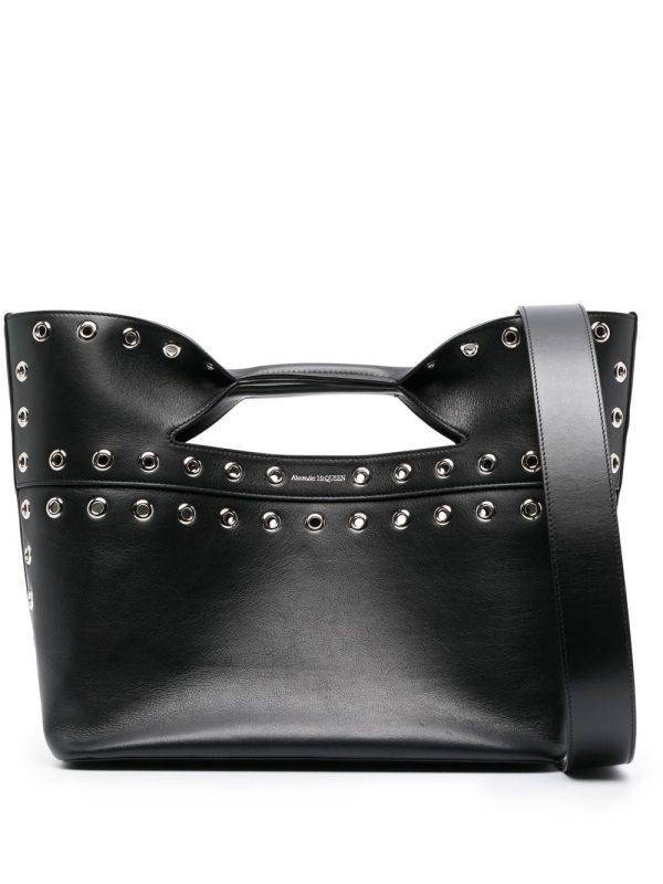 Alexander McQueen The Bow eyelet tote bag