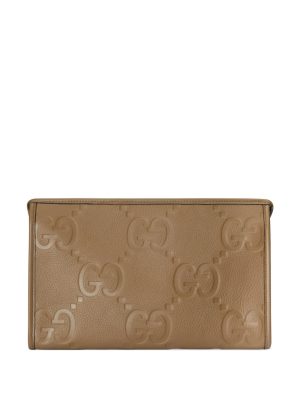 Gucci Jumbo GG leather pouch