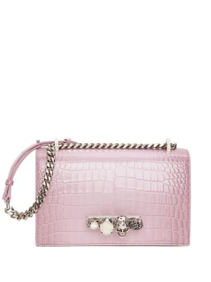 Alexander McQueen Skull-plaque clutch bag