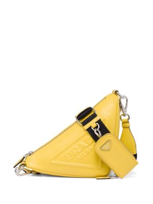 Prada Triangle leather shoulder bag