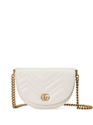 Gucci GG Marmont logo-lettering clutch bag