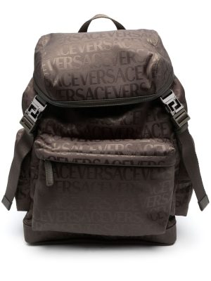 Versace Allover-print backpack